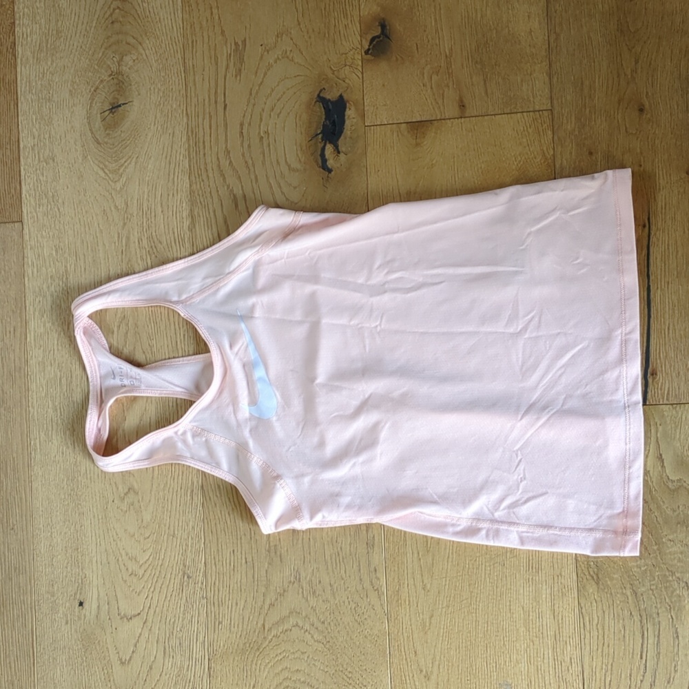 Nike women's pink tank top size x small